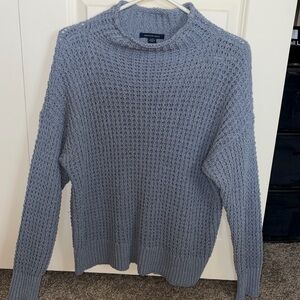 Blue sweater American Eagle mock neck